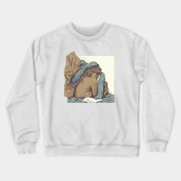 Stone and Ocean Crewneck Sweatshirt by 48Tuesdays